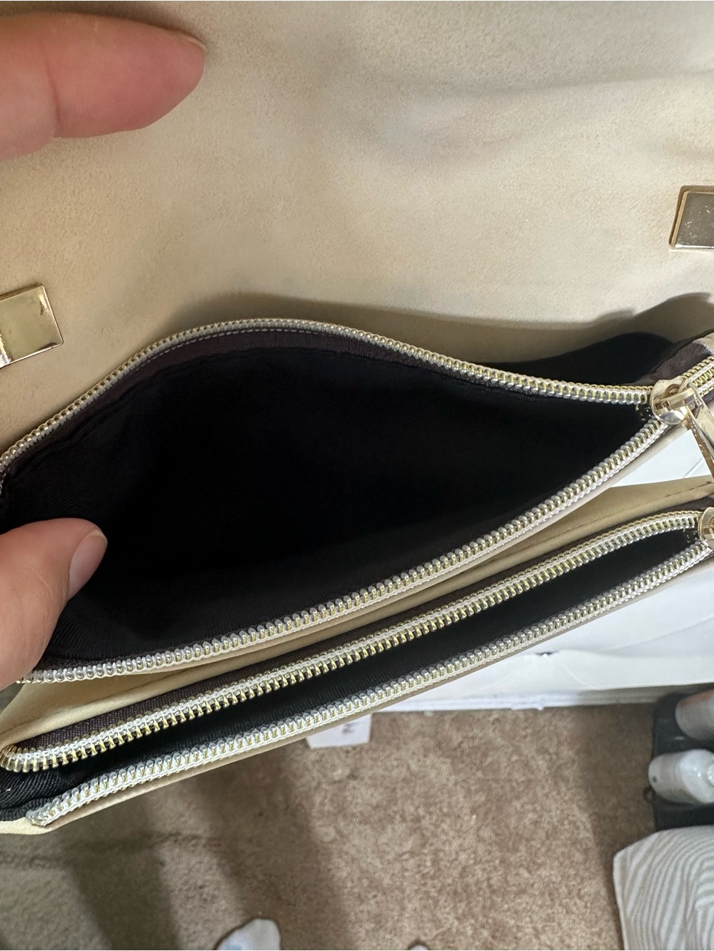 Free People Envelope Beige Crossbody Bag - Picture 6 of 8